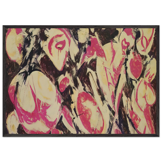 Gaea - Lee Krasner Framed Art Print – Black Wooden Frame - Default Title - -Framed Art Print