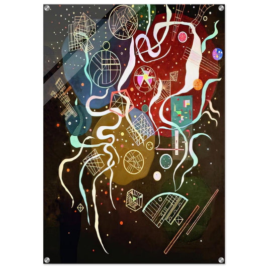 MOVEMENT I 1935 - Wassily Kandinsky Acrylic Print - 70x100 cm / 28x40″ inches | Wassily Kandinsky Wall Art | Wassily Kandinsky Prints