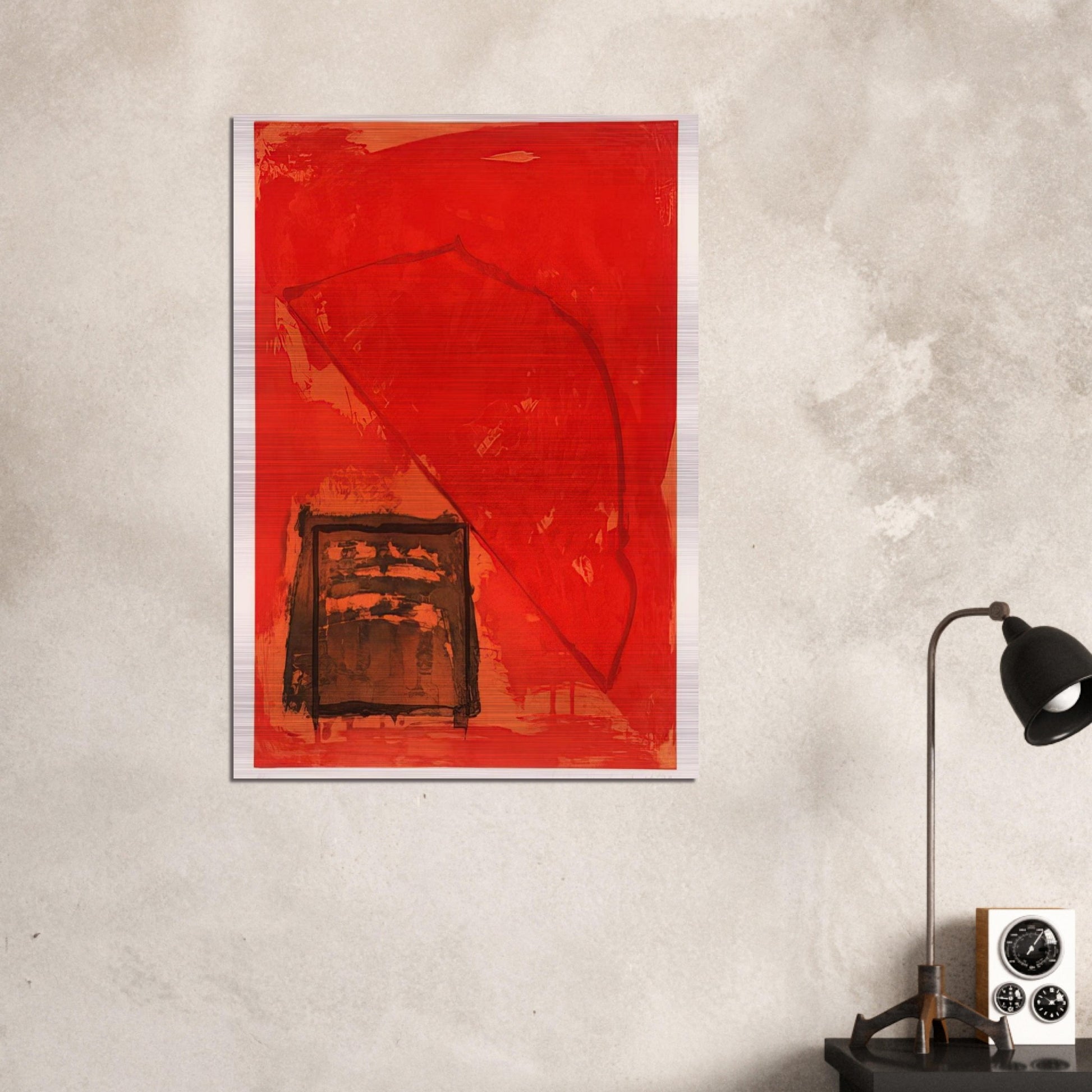 Trace - 1979 - John Hoyland Brushed Aluminum Print - 70x100 cm / 28x40 inches | John Hoyland Aluminum Print | John Hoyland Prints