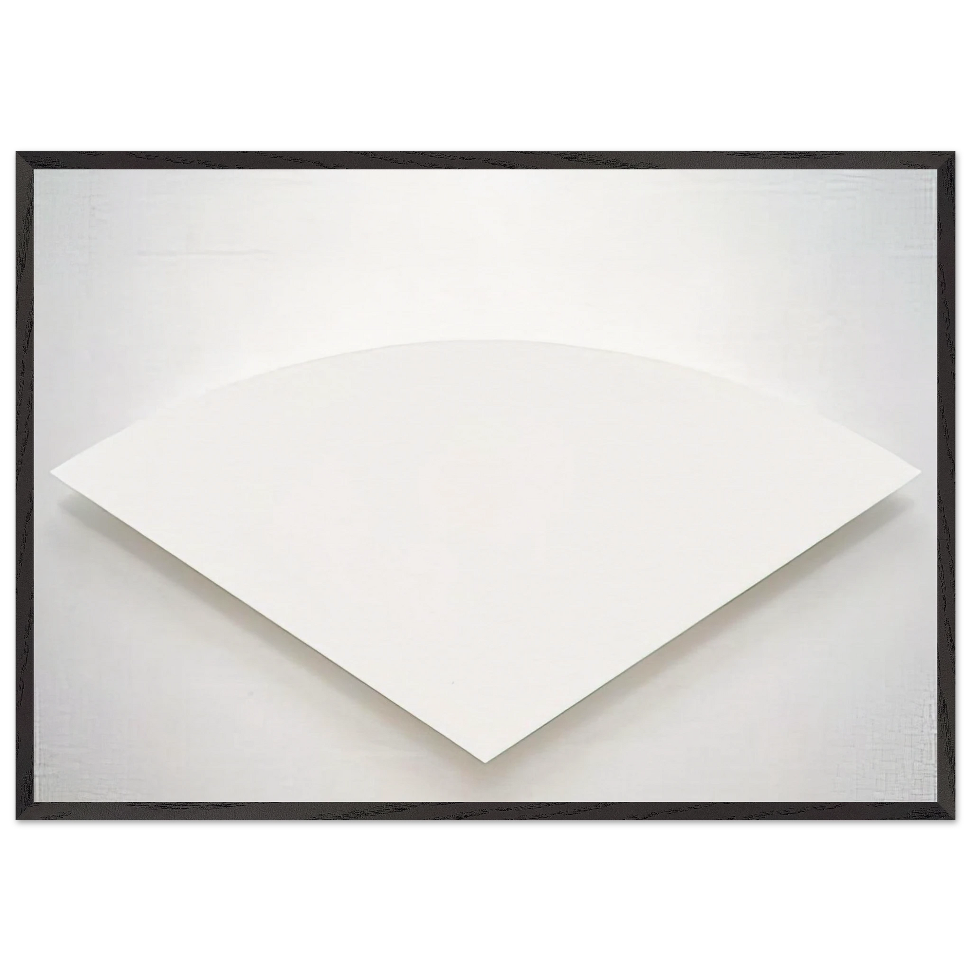 White Curve - Ellsworth Kelly Framed Art Print – Black Wooden Frame - Default Title - -Framed Art Print