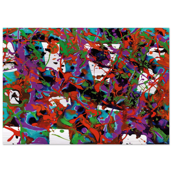 Untitled  SFP94-23  SF94-036  - Sam Francis Brushed Aluminum Print - 70x100 cm / 28x40 inches | Sam Francis Aluminum Print | Sam Francis Prints