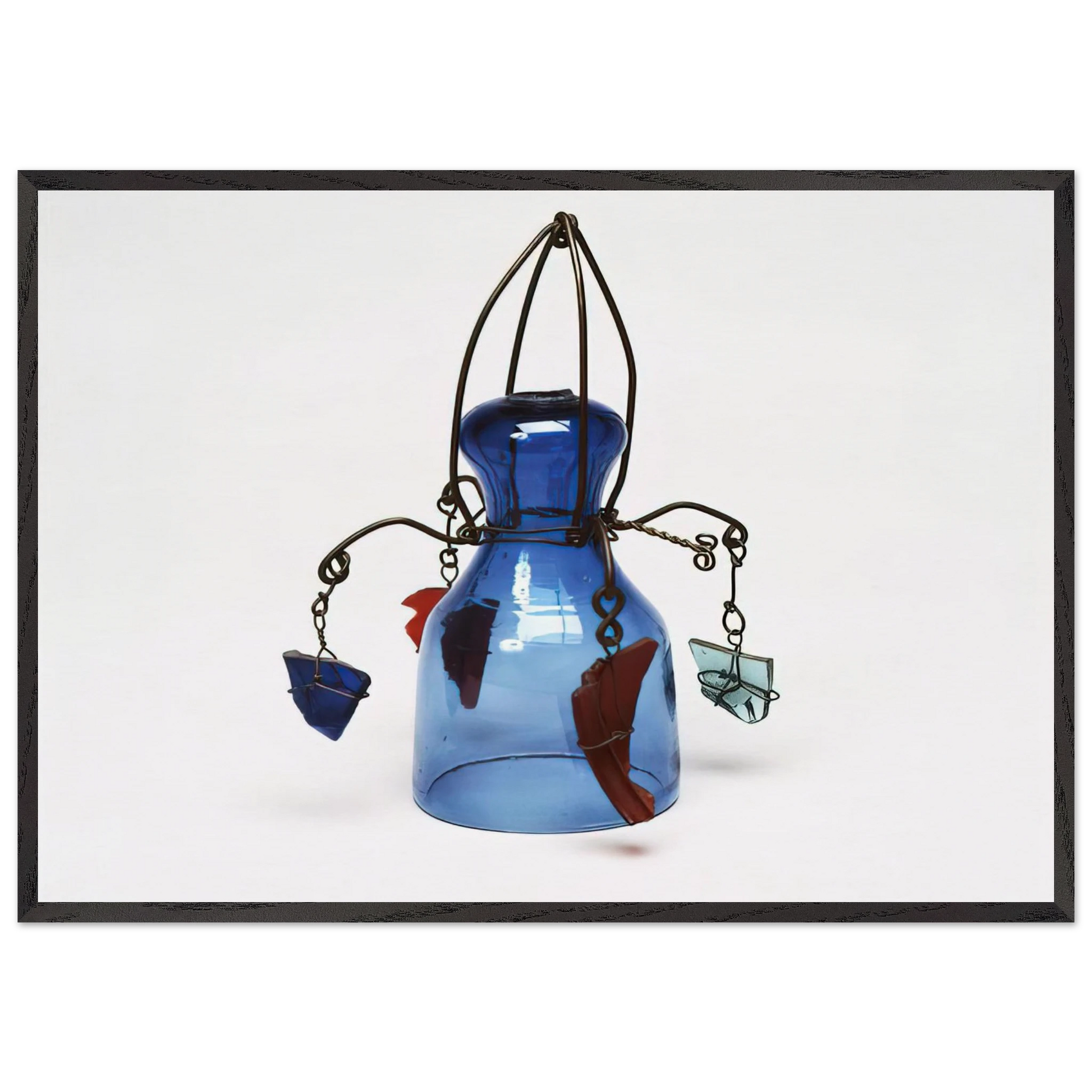 DINNER BELL 1942 - Alexander Calder Framed Art Print – Black Wooden Frame - Default Title - -Framed Art Print