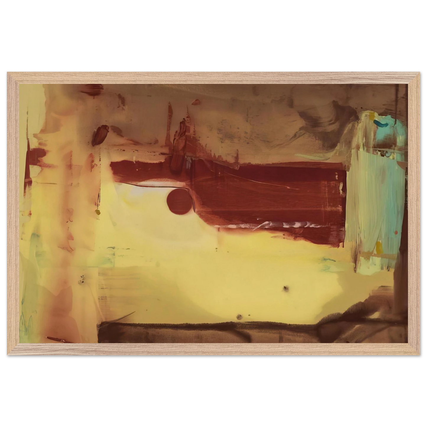 Helen Frankenthaler - Desert Pass - 1976 Wall art - 50x70 cm / 20x28 inches - Fine Art Poster - -