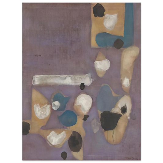 Kenzo Okada - Points No. 19 - 1954 Fine Art Poster - Default Title