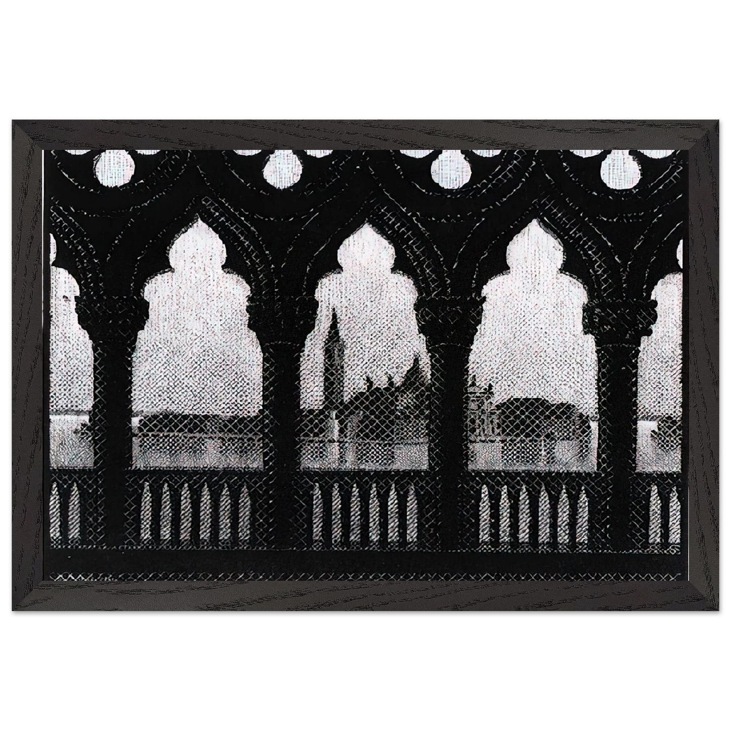 MC Escher - VENICE OCTOBER 1936 1936 Wall Art - 30x40 cm / 12x16 inches - Fine Art Poster - -