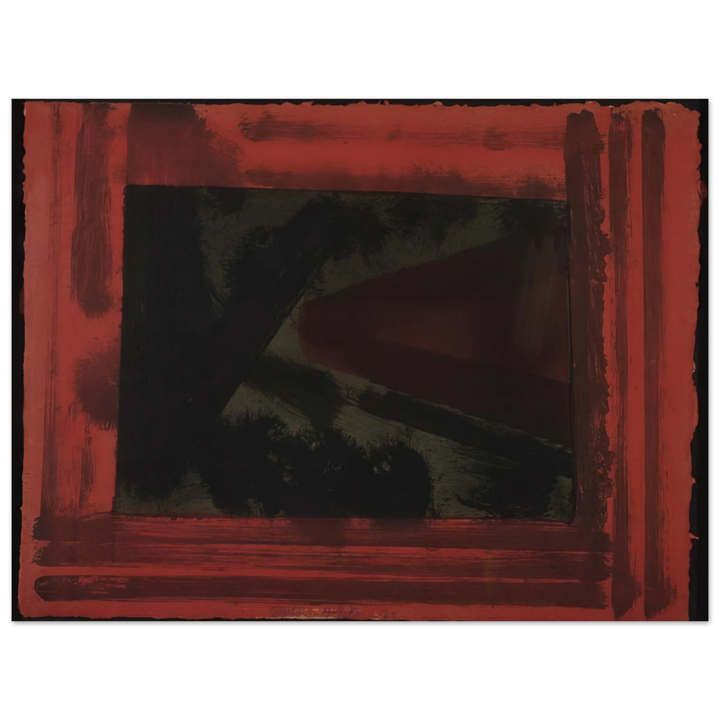 Howard Hodgkin - Here We are in Croydon - 1979 Fine Art Poster - Default Title