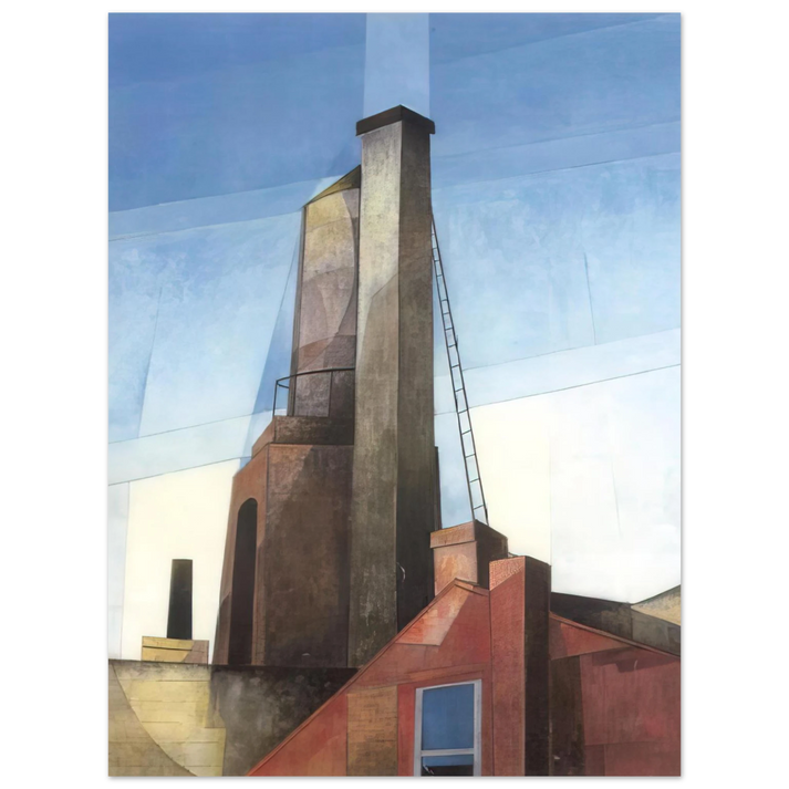 Charles Demuth - Aucassin and Nicolette - 1921  75x100 cm / 30x40inches Fine Art Poster