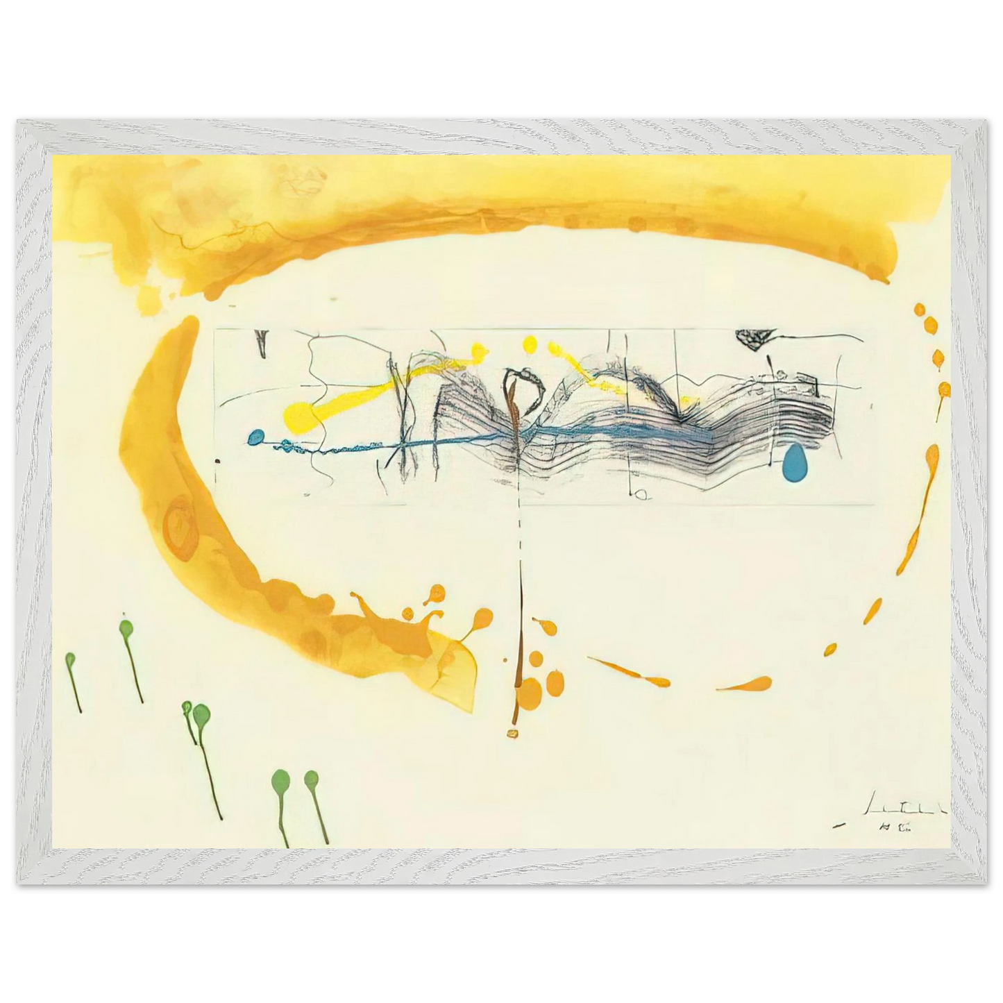 Helen Frankenthaler - Making Music - 2000 Wall art - 50x70 cm / 20x28 inches - Fine Art Poster - -