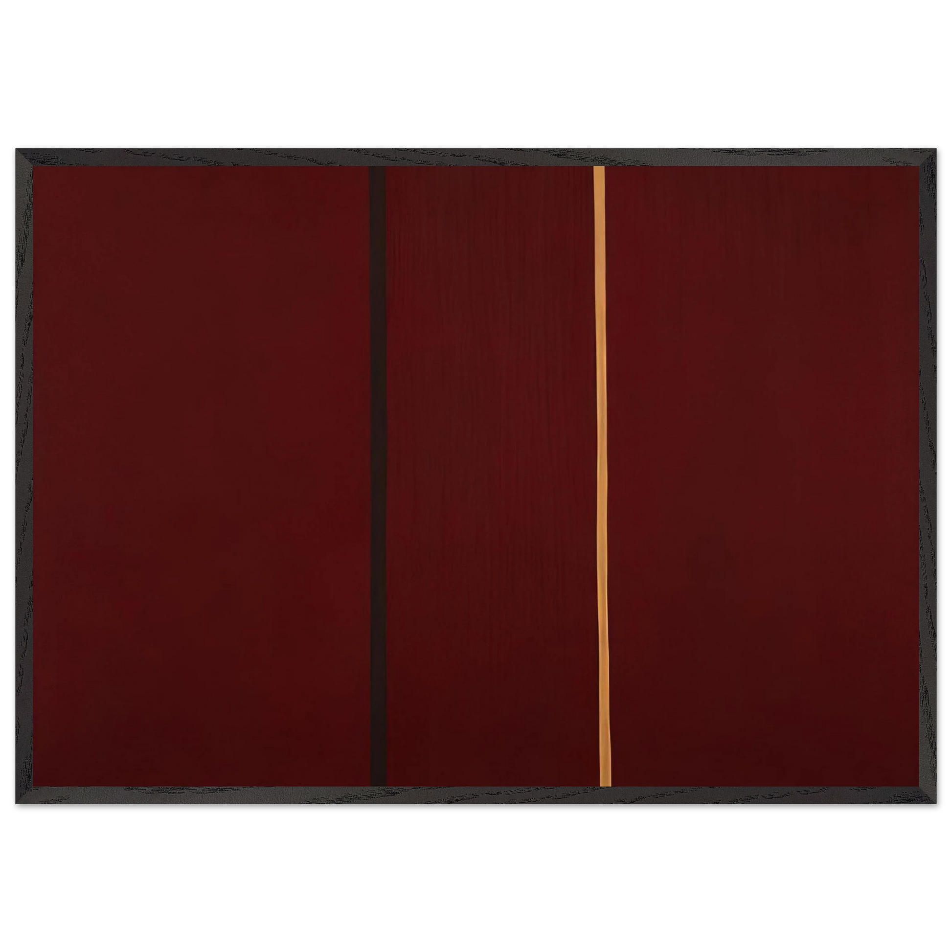 Covenant - Barnett Newman Framed Art Print – Black Wooden Frame - Default Title - -Framed Art Print