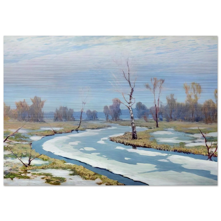 Early spring - Arkhyp Kuindzhi Brushed Aluminum Print - 70x100 cm / 28x40 inches | Arkhyp Kuindzhi Aluminum Print | Arkhyp Kuindzhi Prints