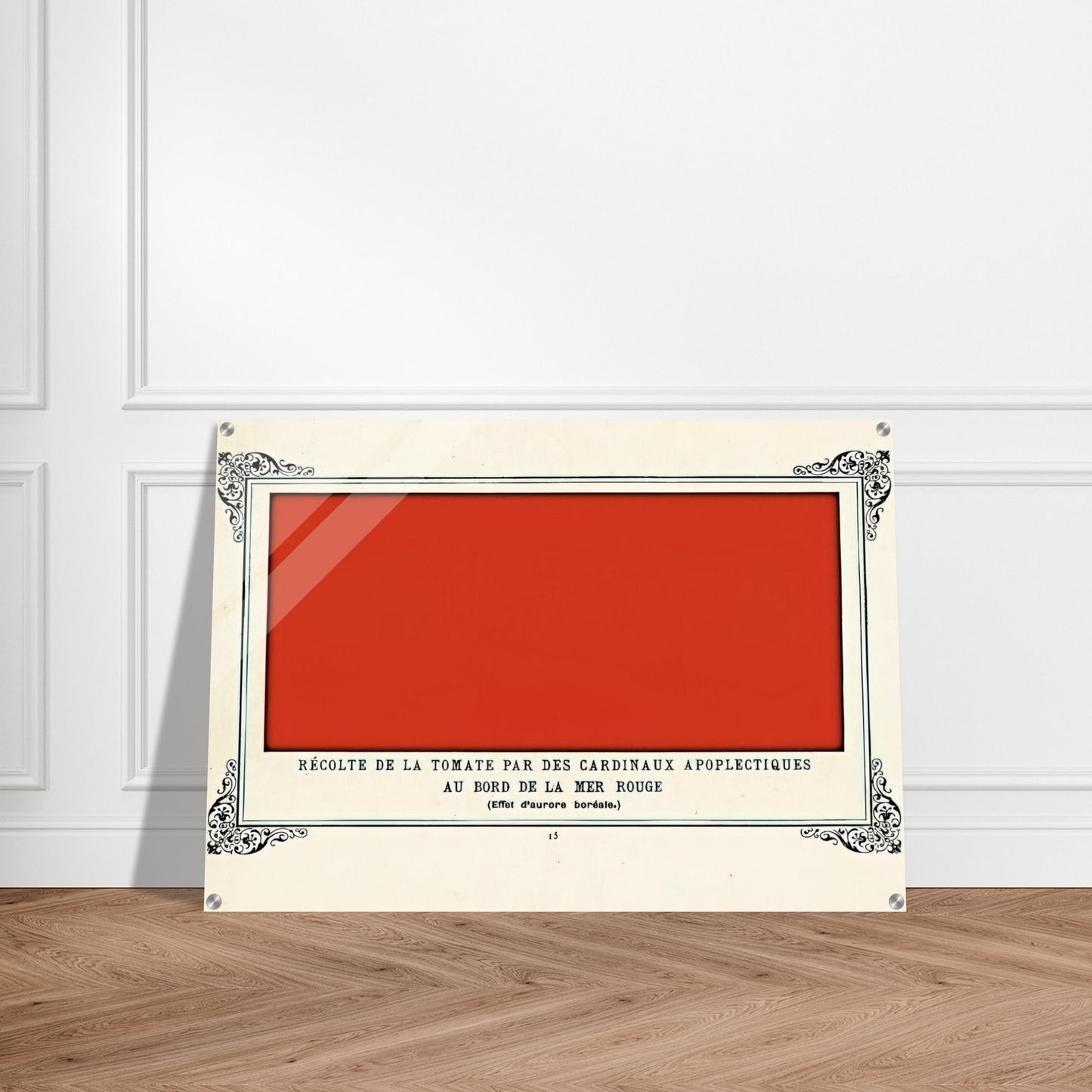 Apoplectic Cardinals Harvesting Tomatoes on the Shore of the Red Sea Study of the Aurora Borealis - Alphonse Allais Acrylic Print - 70x100 cm / 28x40″ inches | Alphonse Allais Wall Art | Alphonse Allais Prints