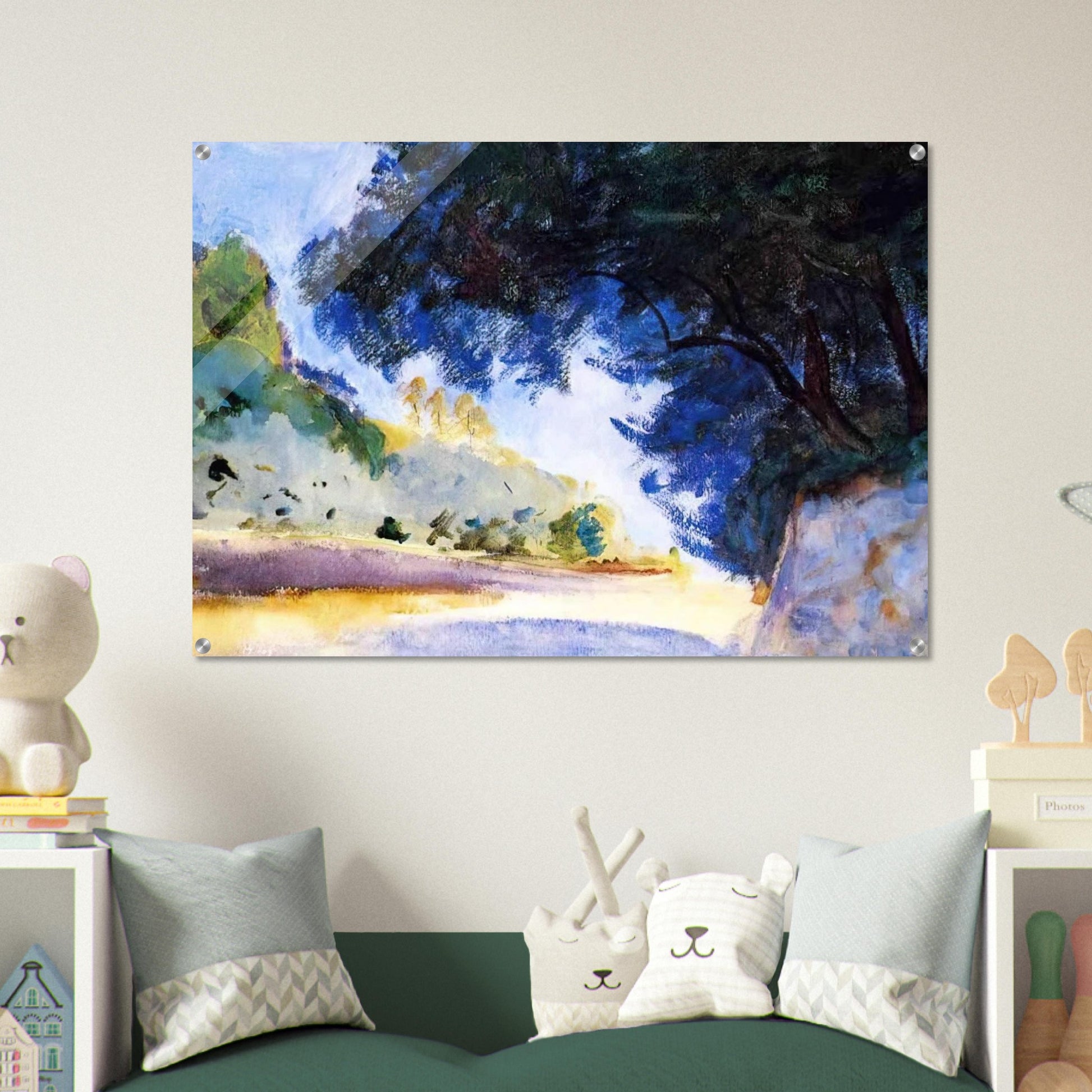 Landscape, Olive Trees, Corfu - John Singer Sargent Acrylic Print - 70x100 cm / 28x40″ inches