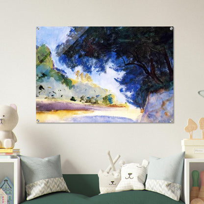 Landscape, Olive Trees, Corfu - John Singer Sargent Acrylic Print - 70x100 cm / 28x40″ inches