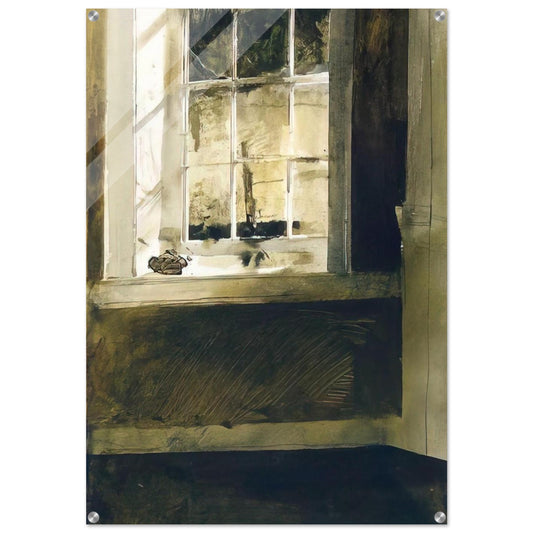 GROUNDHOG DAY 4 - Andrew Wyeth Acrylic Print - 70x100 cm / 28x40″ inches | Andrew Wyeth Wall Art | Andrew Wyeth Prints