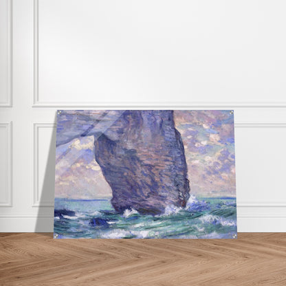 The Manneport, Seen from Below - claude monet Acrylic Print - 70x100 cm / 28x40″ inches