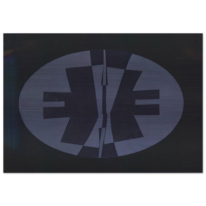 Moonscape - 1969 - Jimmy Ernst Brushed Aluminum Print - 70x100 cm / 28x40 inches | Jimmy Ernst Aluminum Print | Jimmy Ernst Prints