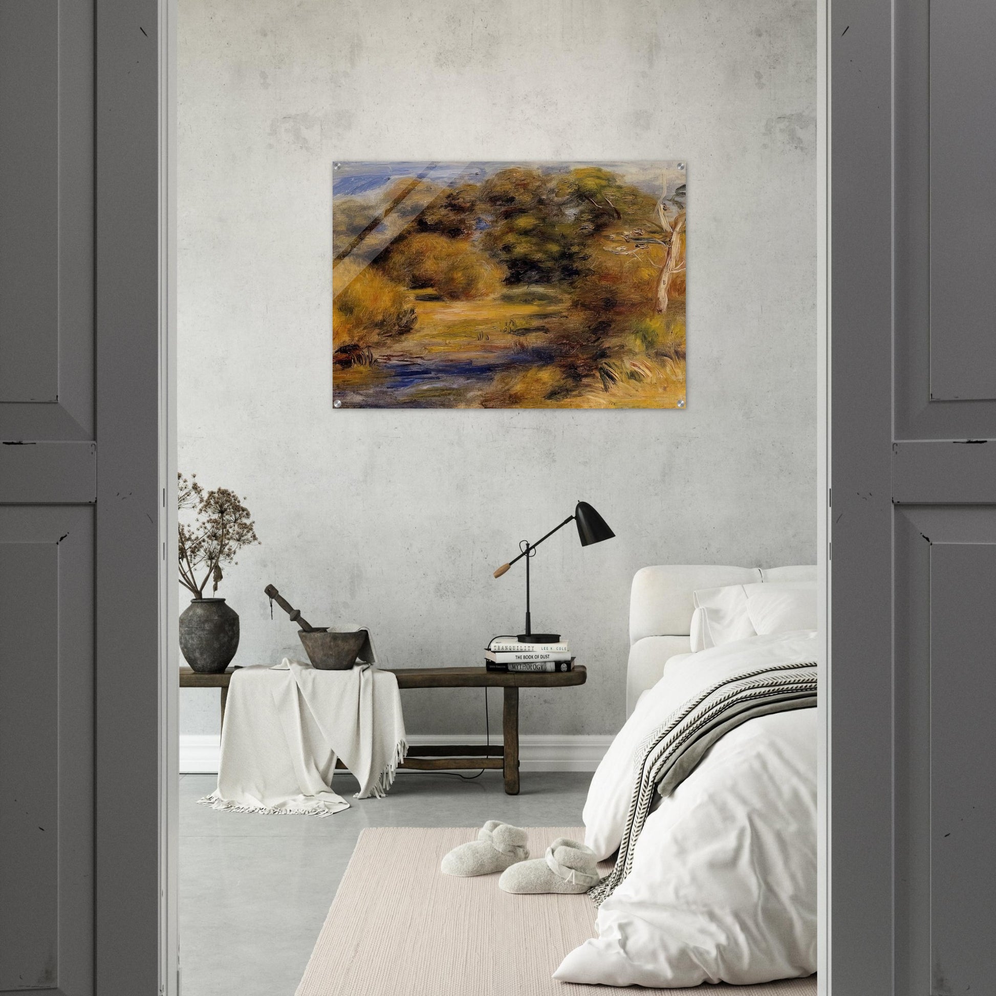 The Clearing - Pierre-Auguste Renoir Acrylic Print - 70x100 cm / 28x40″ inches