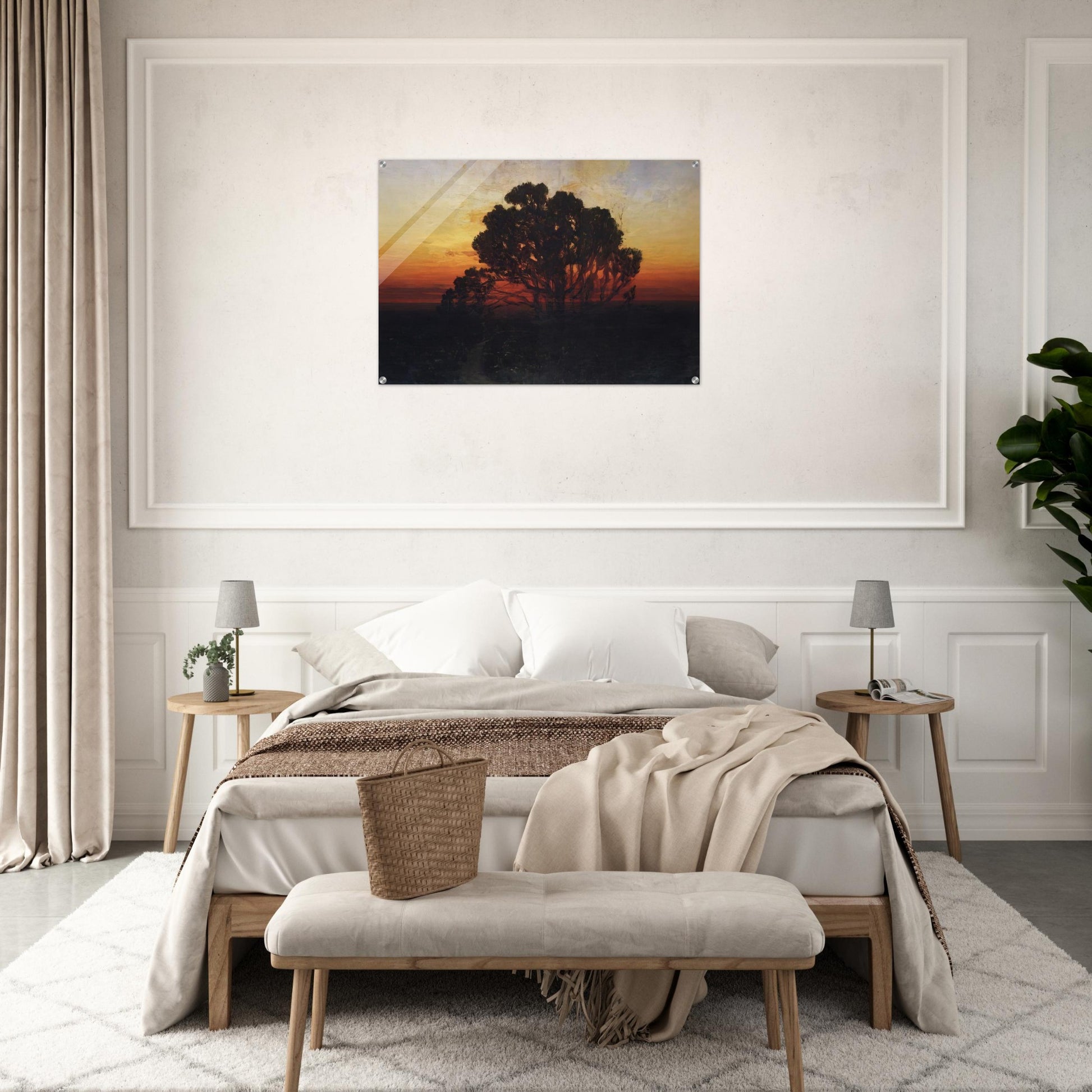 Evening - Arkhyp Kuindzhi Acrylic Print - 70x100 cm / 28x40″ inches | Arkhyp Kuindzhi Wall Art | Arkhyp Kuindzhi Prints