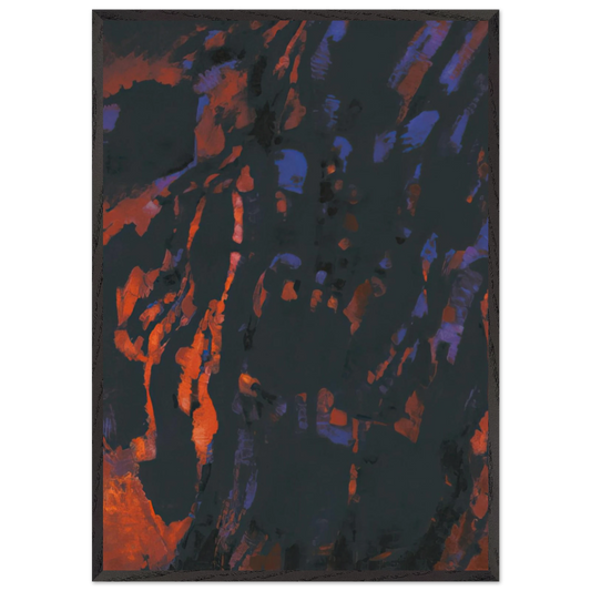 Tumulte - 1961 - Alfred Manessier Framed Art Print – Black Wooden Frame - Default Title - -Framed Art Print