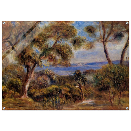 The Sea at Cagnes - Pierre-Auguste Renoir Acrylic Print - 70x100 cm / 28x40″ inches