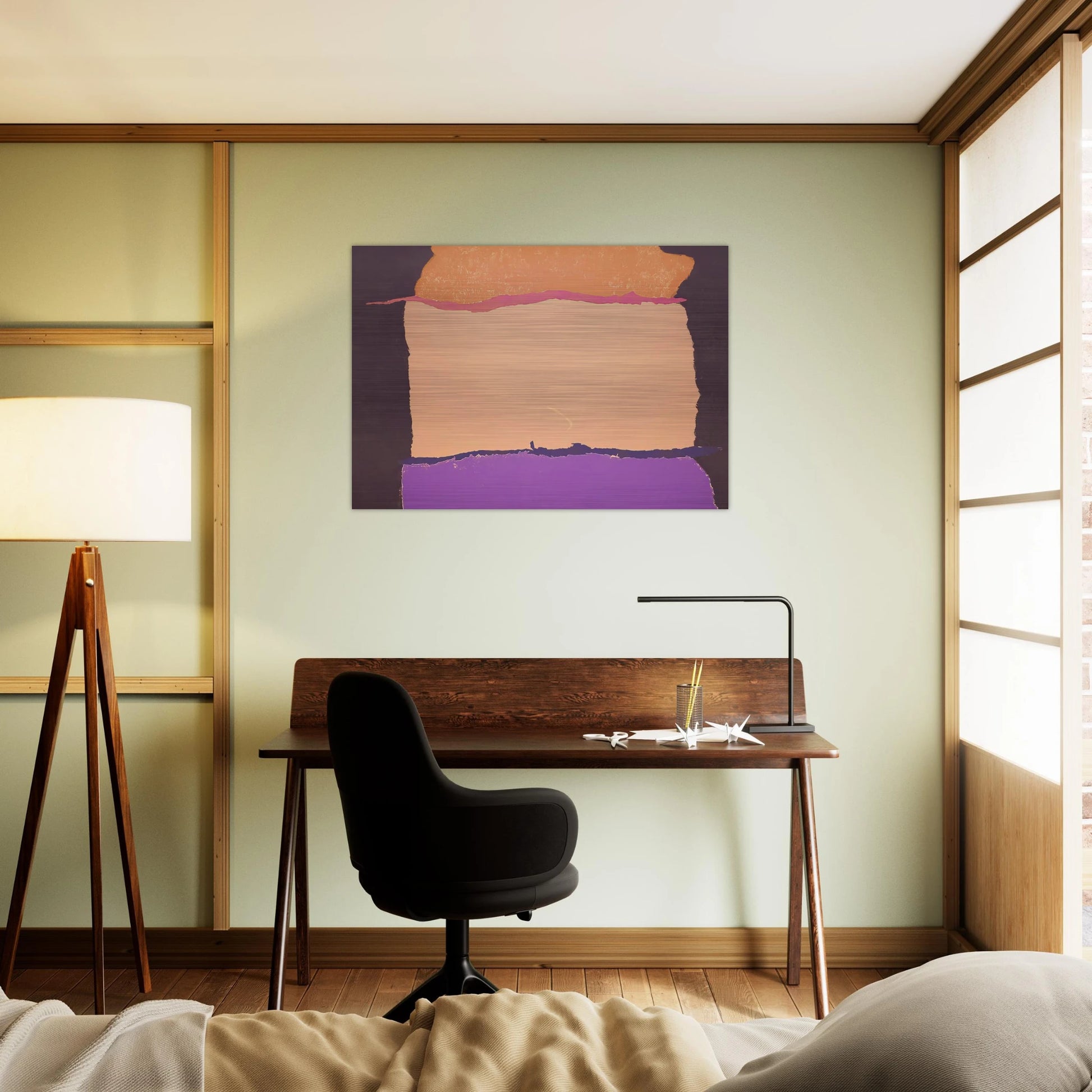 Infinity Field - 1980 - Theodoros Stamos Brushed Aluminum Print - 70x100 cm / 28x40 inches | Theodoros Stamos Aluminum Print | Theodoros Stamos Prints