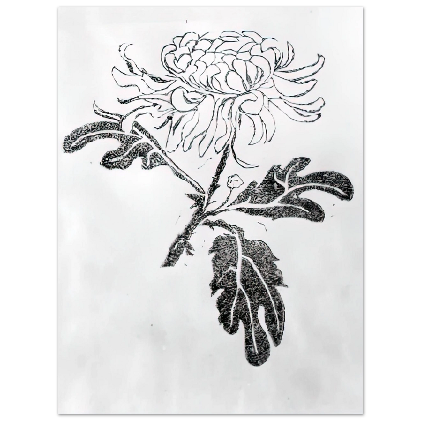 MC Escher - CHRYSANTHEMUM Wall Art - 21x29.7 cm / 8x12" - Fine Art Poster - -