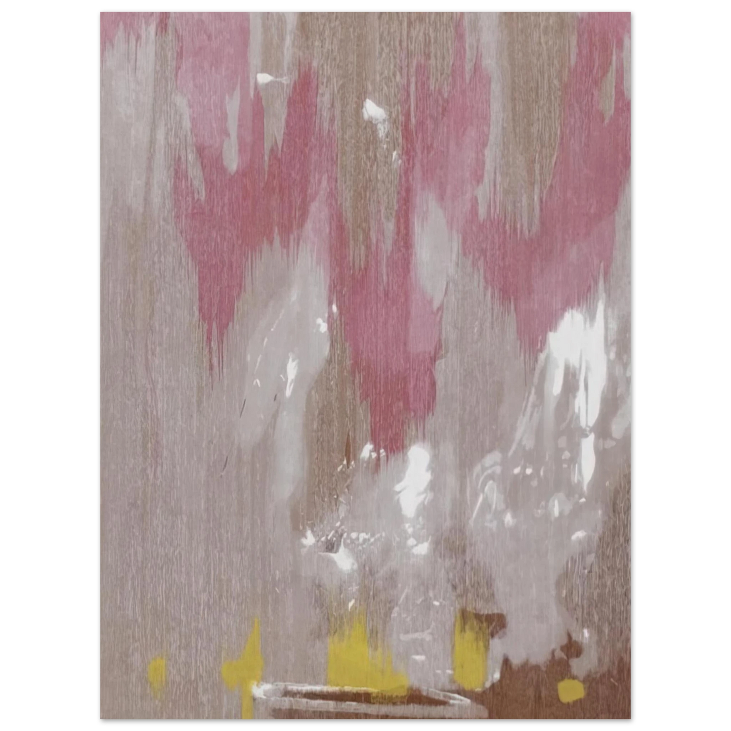 Helen Frankenthaler - Tales of Genji IV - 1998 Wall art - 70x100 cm / 28x40 inches - Premium Wooden Framed Poster With Fine Art Paper - Black frame