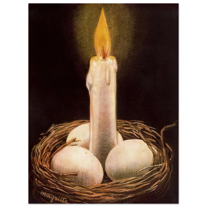 Rene Magritte - THE IMAGINATIVE FACULTY 1948  75x100 cm / 30x40inches Fine Art Poster