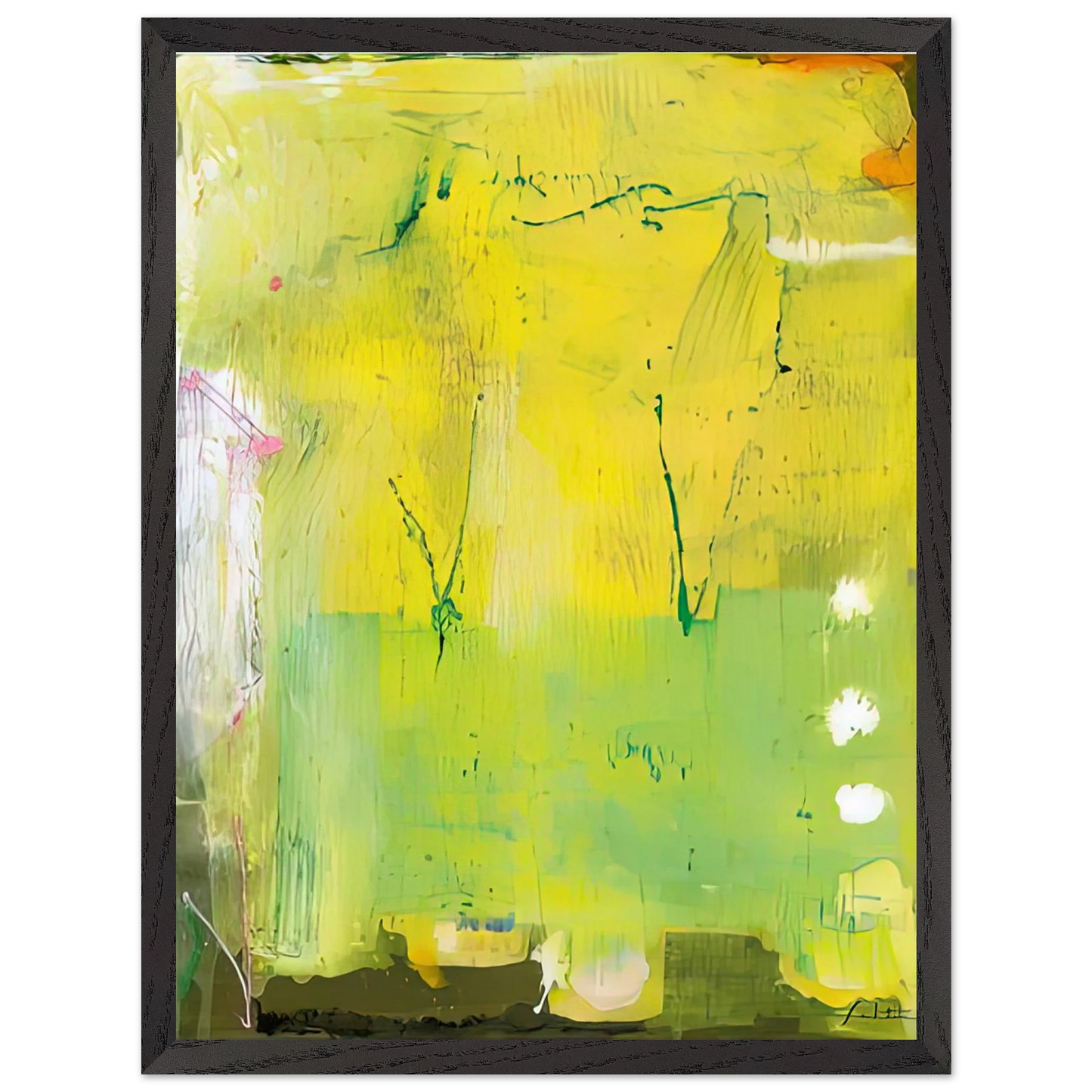 Helen Frankenthaler - The Rake’s Progress, 1991- Wall Art - 21x29.7 cm / 8x12" - Premium Wooden Framed Poster With Fine Art Paper - White frame