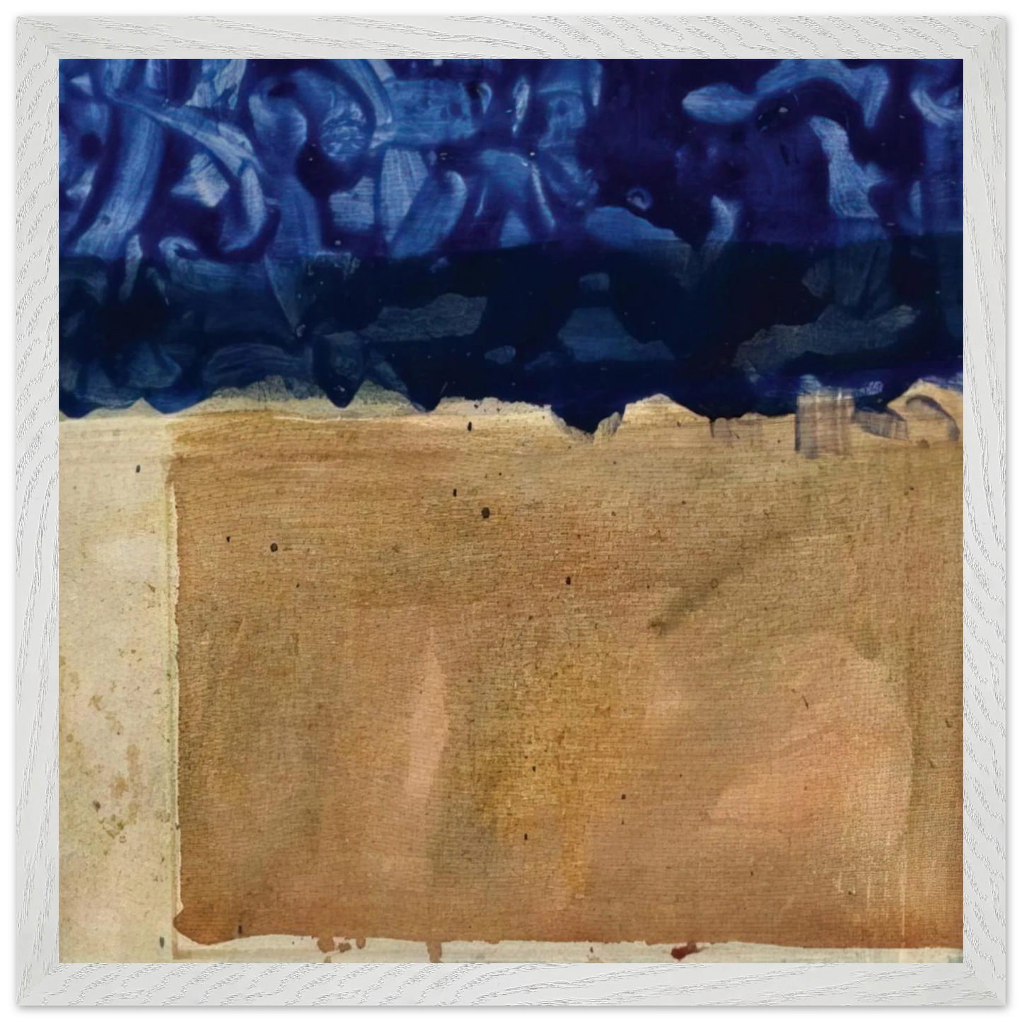 Helen Frankenthaler - Shoreline - 1952 Wall art - 70x100 cm / 28x40 inches - Premium Wooden Framed Poster With Fine Art Paper - Wood frame
