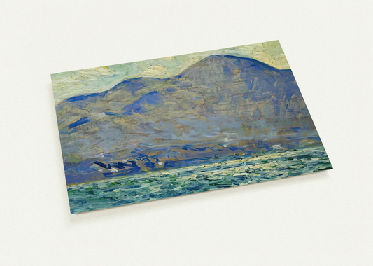 Mt. Beacon at Newburgh By Childe Hassam Pack of 10 Post Cards | Childe Hassam Post Cards | A6 (10.5 x 14.8 cm) - 4.1 x 5.8 inches