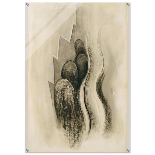 Drawing XIII - Georgia O'Keeffe Acrylic Print - 70x100 cm / 28x40″ inches | Georgia O'Keeffe Wall Art | Georgia O'Keeffe Prints