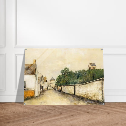 LANDSCAPE - Maurice Utrillo Acrylic Print - 70x100 cm / 28x40″ inches | Maurice Utrillo Wall Art | Maurice Utrillo Prints
