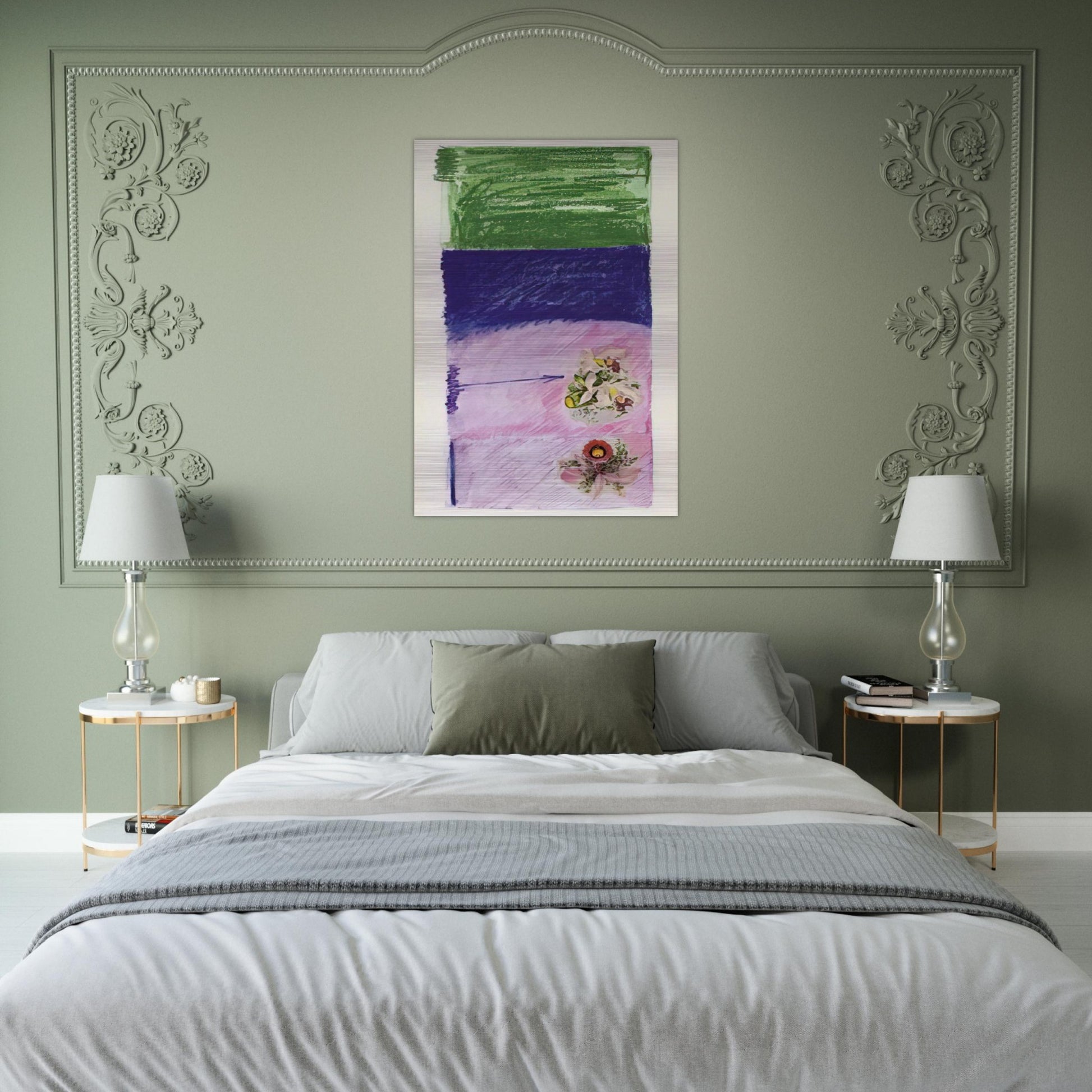 Untitled - 1978 - Mira Schendel Brushed Aluminum Print - 70x100 cm / 28x40 inches | Mira Schendel Aluminum Print | Mira Schendel Prints