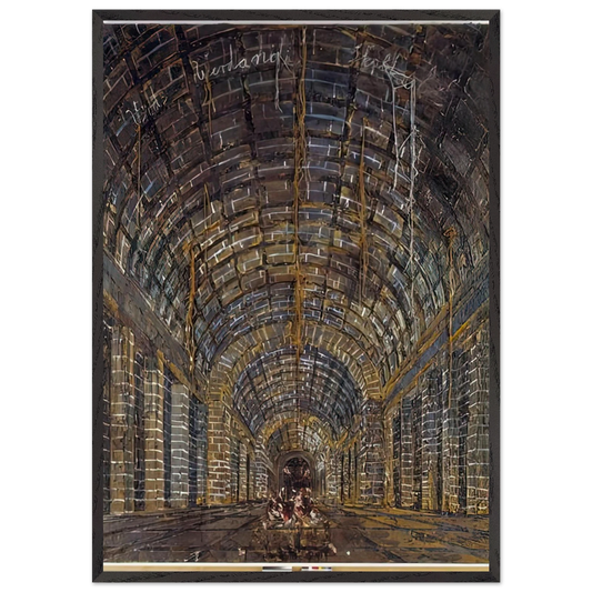 URD VERDANDI SKULD THE NORNS 1983 - Anselm Kiefer Framed Art Print – Black Wooden Frame - Default Title - -Framed Art Print