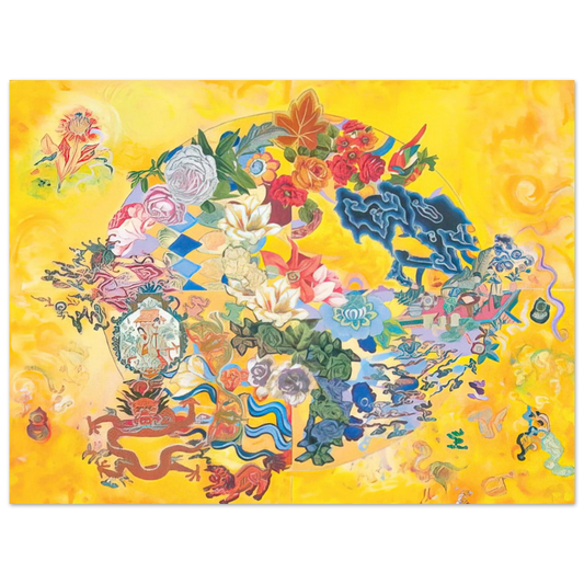 Miriam Schapiro - Asian Rendezvous - PD Pattern and Decoration Fine Art Poster - Default Title
