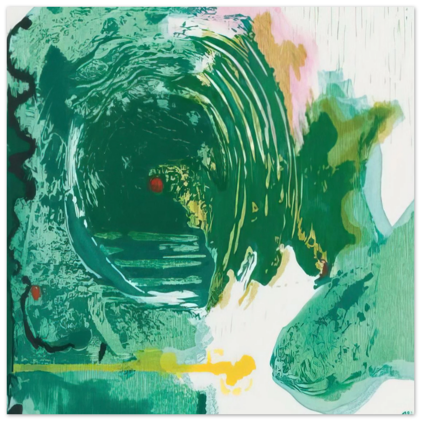 Helen Frankenthaler - Radius - 1993 Wall art - 28x43  cm / XL (11x17 inches) - Fine Art Poster - -