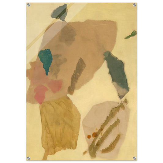 Lemon Yellow - 1950 - Kenzo Okada Acrylic Print - 70x100 cm / 28x40″ inches | Kenzo Okada Wall Art | Kenzo Okada Prints