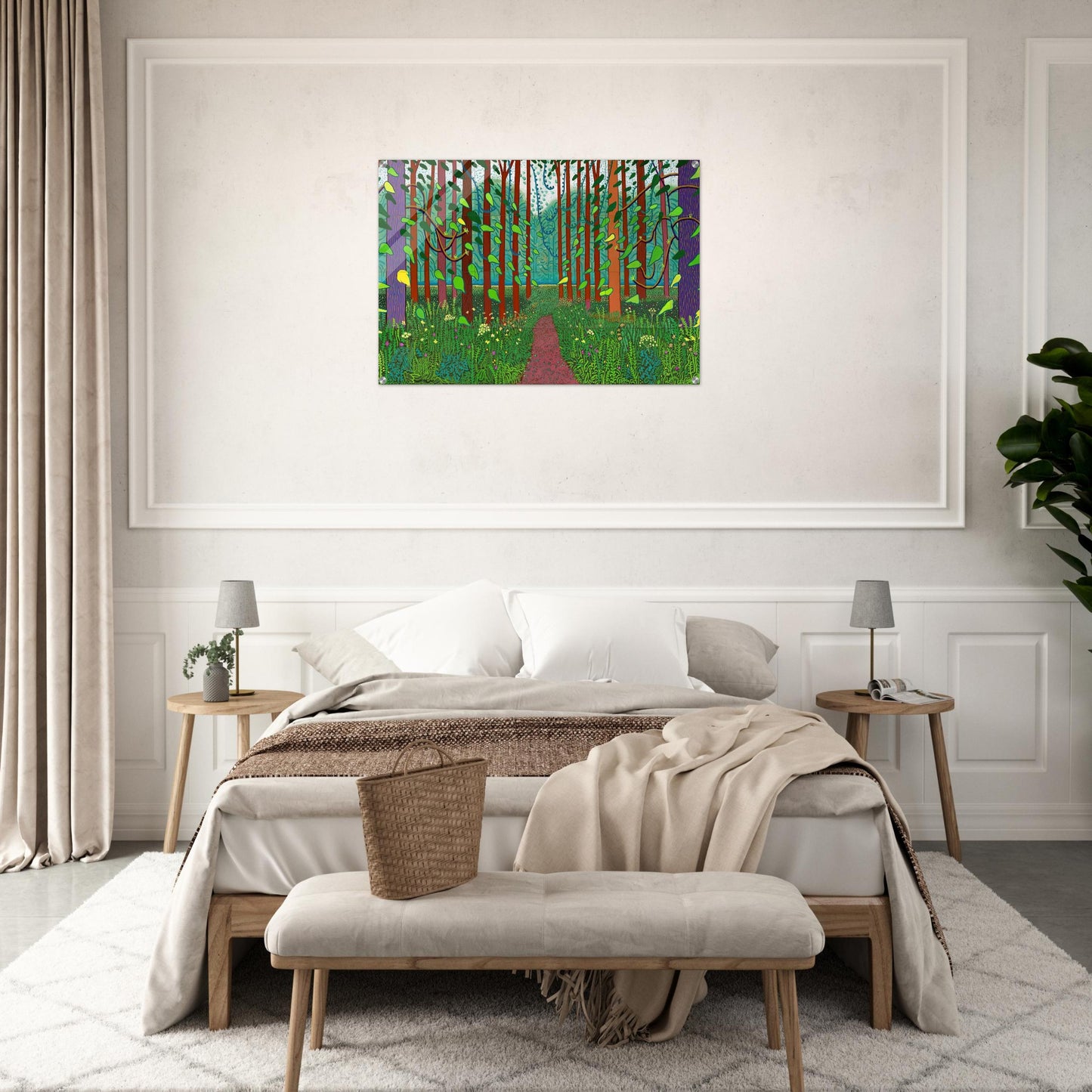 David Hockney - David Hockney Acrylic Print - 70x100 cm / 28x40″ inches | David Hockney Art | Artwork by David Hockney