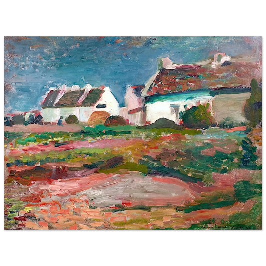 Henri Matisse - MAISONS A KERVILAHOUEN BELLE ILE 1896 Fine Art Poster - Default Title