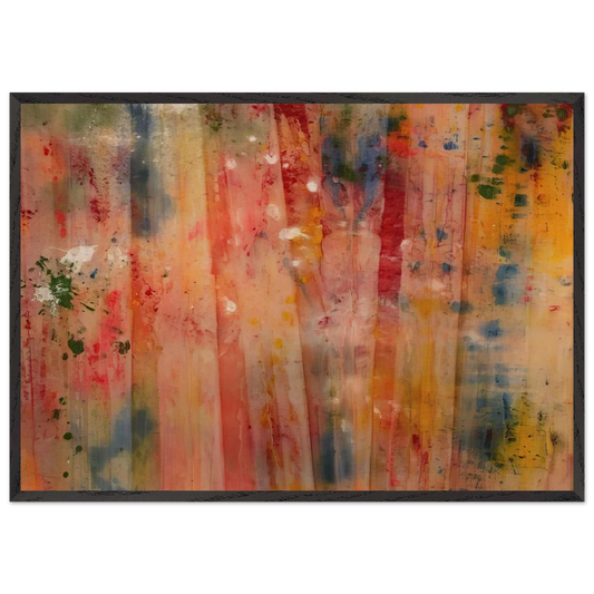 Lady Day II - Sam Gilliam Framed Art Print – Black Wooden Frame - Default Title - -Framed Art Print