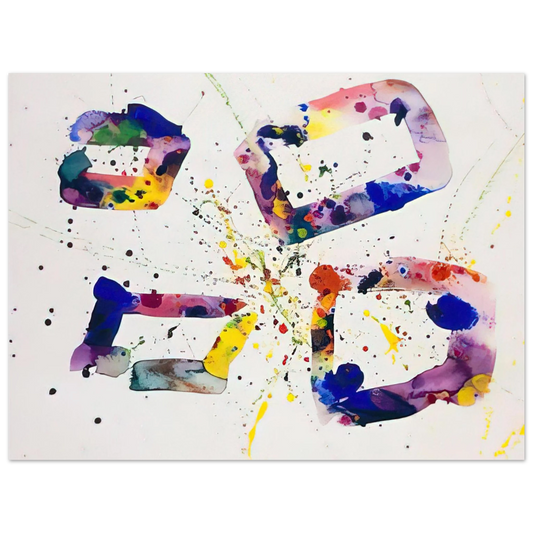 Sam Francis - Untitled  SF74-189  Fine Art Poster - Default Title