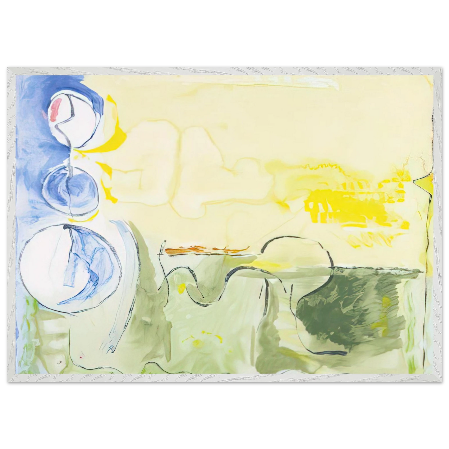 Helen Frankenthaler - Flotilla - 2006 Wall art - 70x100 cm / 28x40 inches - Fine Art Poster - -