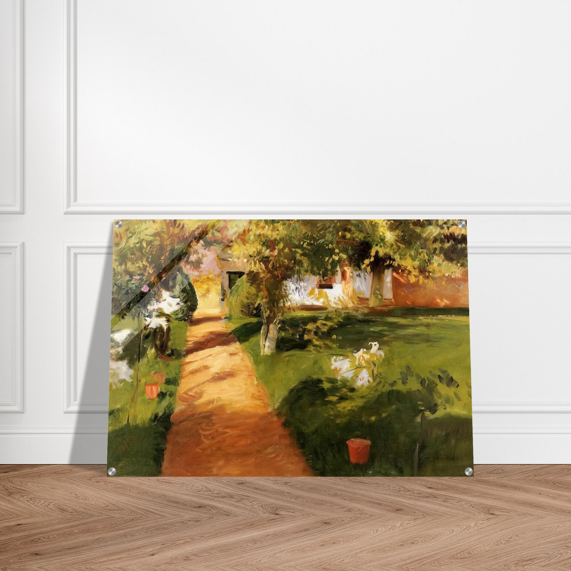 Millet's Garden - John Singer Sargent Acrylic Print - 70x100 cm / 28x40″ inches