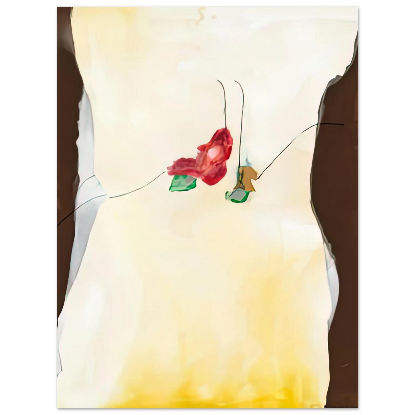 Helen Frankenthaler - Chill Factor, 1973- Wall Art - 21x29.7 cm / 8x12" - Fine Art Poster - -