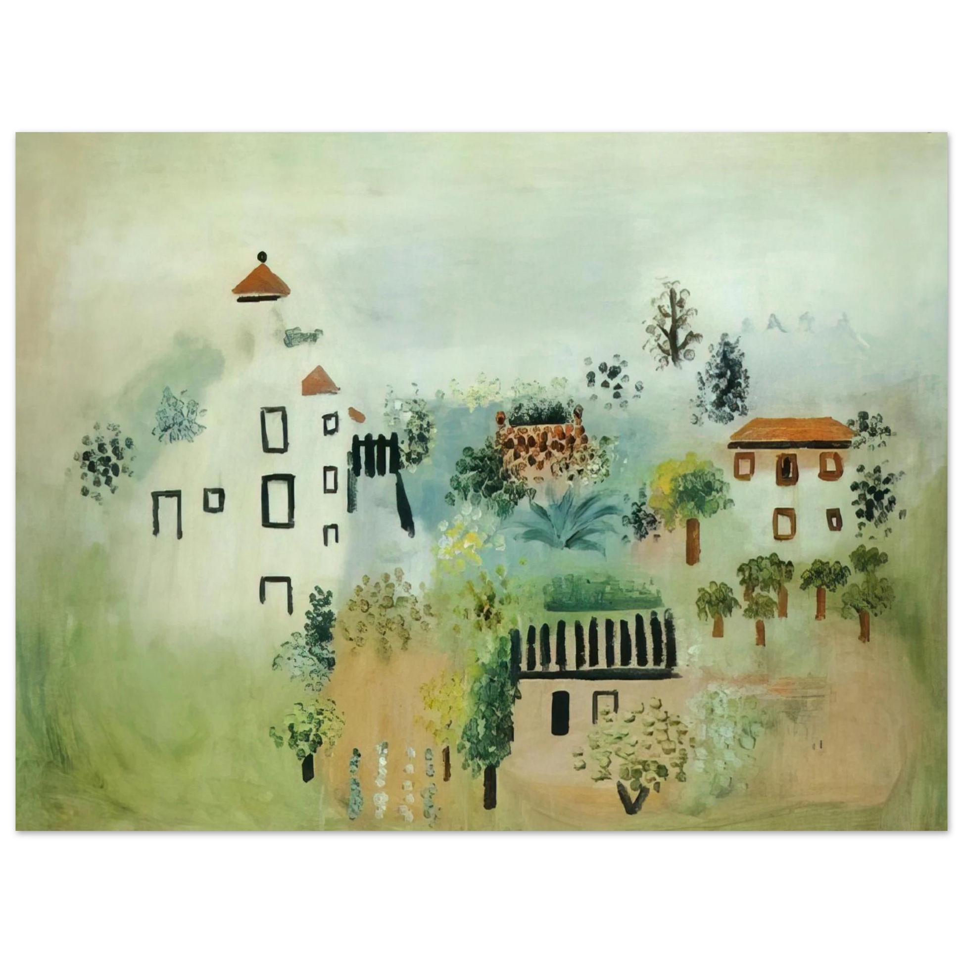Pablo Picasso - Landscape Fine Art Poster - Default Title