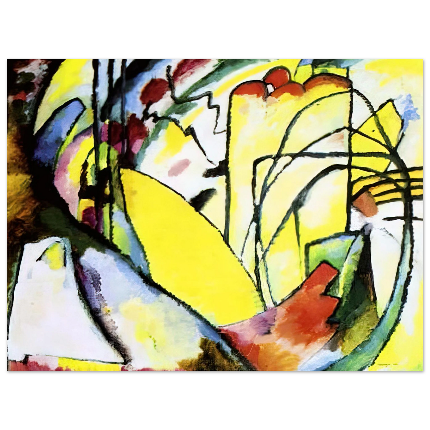 Wassily Kandinsky - IMPROVISATION 10 1910 Fine Art Poster - Default Title