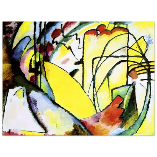 Wassily Kandinsky - IMPROVISATION 10 1910 Fine Art Poster - Default Title