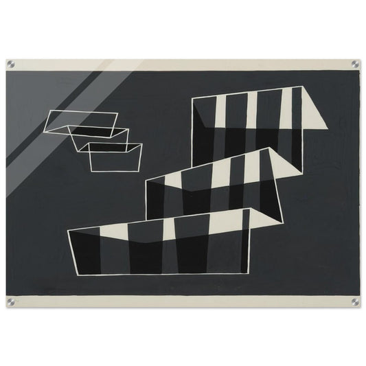STEPS 1932 - Josef Albers Acrylic Print - 70x100 cm / 28x40″ inches