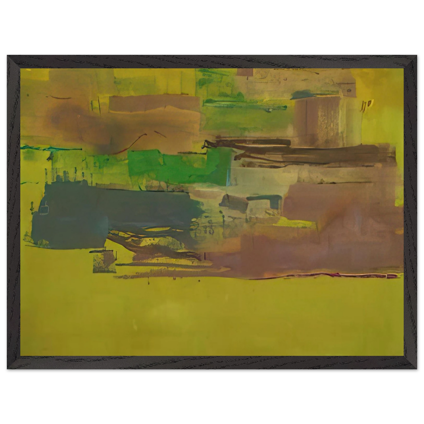 Helen Frankenthaler - August Deep - 1978 Wall art - 28x43  cm / XL (11x17 inches) - Fine Art Poster - -